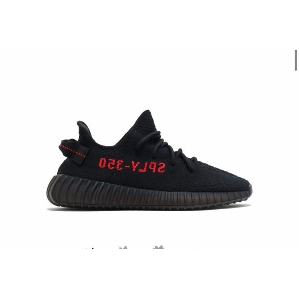 Yeezy boost 350 v2 black Red men's size 9.5